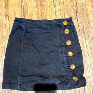 Free people button skirt